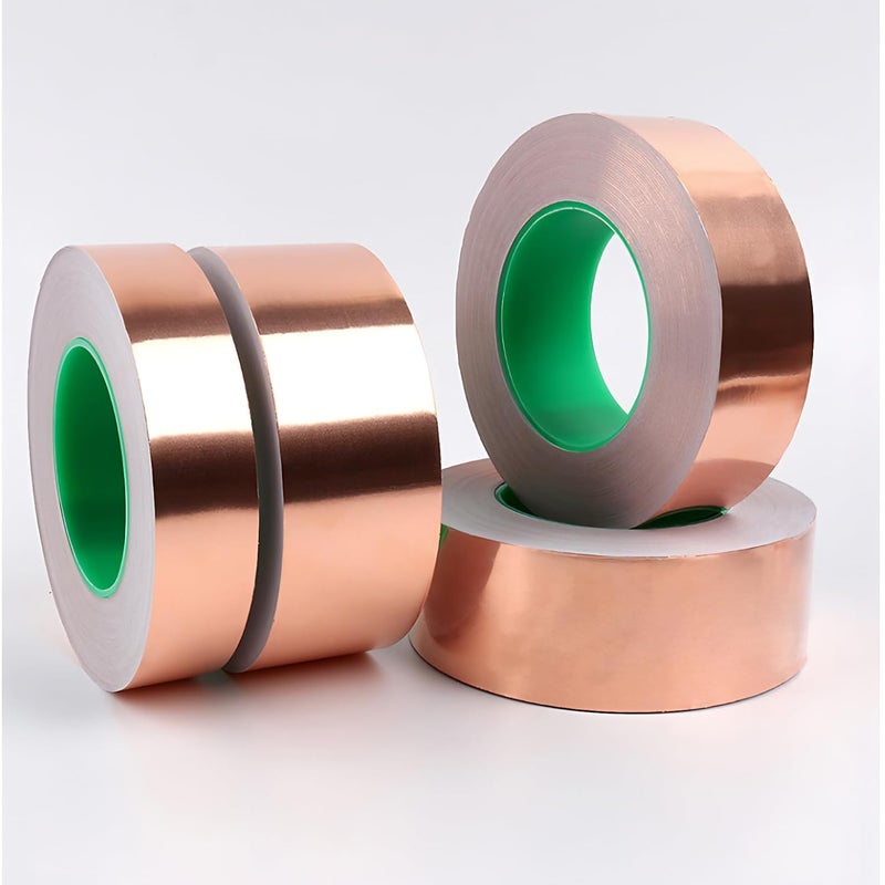 KR. LIF Copper Tape for Slugs, Garden, Soldering, Shielding 2 Inch x 66 FT Copper Foil Tape with Conductive Adhesive for Stained Glass, Electrical Repair - Image 4